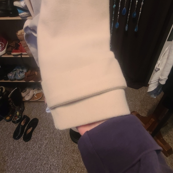 Dynamite Elegant Cream Trench Coat - Picture 6 of 17